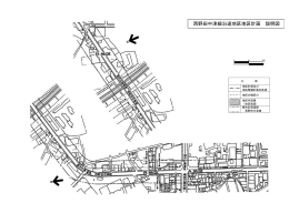 西野田中津線沿道地区地区計画 説明図