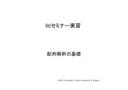 BIセミナー実習