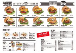 HAMBURGER - JS BURGERS CAFE