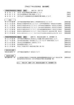 平成27年6月定例会の議決議案[PDF：49KB]