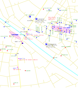 ひがし茶屋街の地図の印刷用PDFファイル