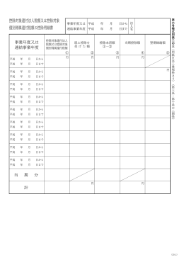 【第6号様式別表2の3】控除対象還付法人税額又は控除対象個別帰属