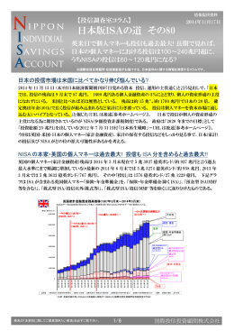 日本の個人マネーにおける投信は100〜240兆円超に