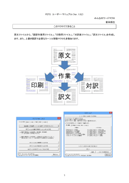 1 P2TS ユーザー・マニュアル（Ver. 1.0.2） みんなのワード