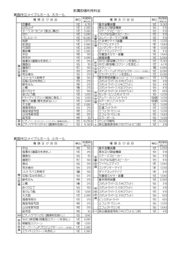 施設備品料金表（PDF:173KB）