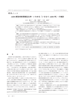 AIDS/感染者新規報告比率  いわゆる「いきなり AIDS 率」