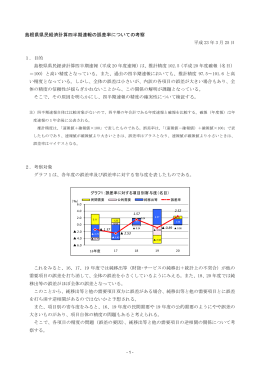 島根県県民経済計算四半期速報の誤差率についての考察
