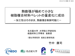 研究詳細説明資料 - 新エネルギー・産業技術総合開発機構