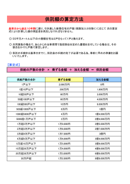 供託額の算定方法