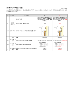 2015カタログ訂正箇所