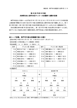 シード初戦、神戸市代表は西播磨代表に圧勝！