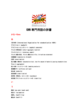 GNN 専門用語の辞書