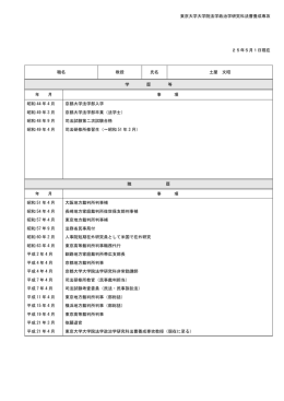 tsuchiya fumiaki - 東京大学法学部・大学院法学政治学研究科