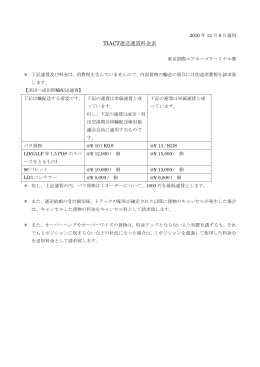 PDFデータ添付 - 東京国際エアカーゴターミナル株式会社（TIACT）
