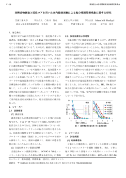 実構造物調査と採取コアを用いた室内浸漬実験による塩分浸透停滞現象