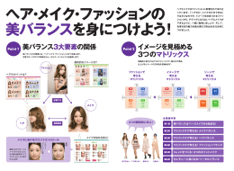 ヘア・メイク・ファッションの 美バランスを身につけよう！