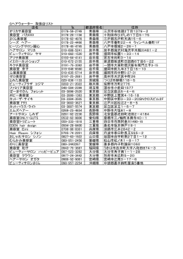 Gヘアウォーター 取扱店リスト 店名 都道府県名 住所 オリカサ