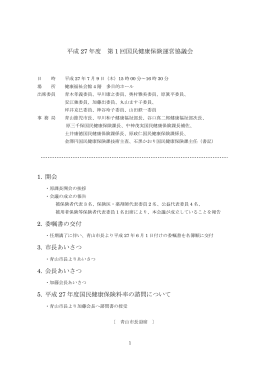 会議録