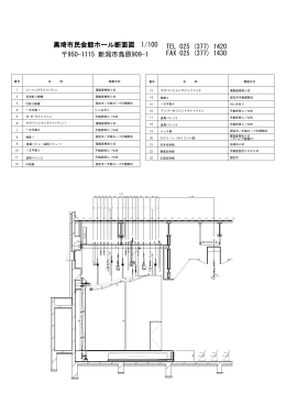 舞台断面図（天板）（PDF：97KB）