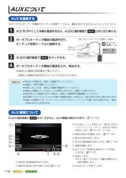 116-AUX を接続する