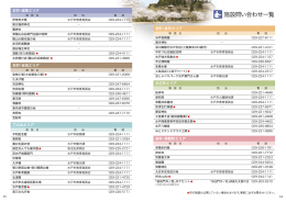 施設問い合わせ一覧（PDF形式：336KB）