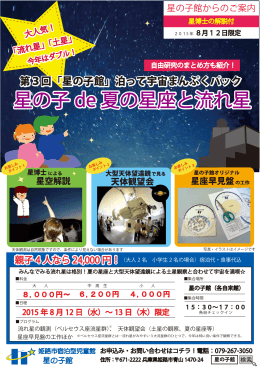星の子 de 夏の星座と流れ星 星の子 de 夏の星座と流れ星