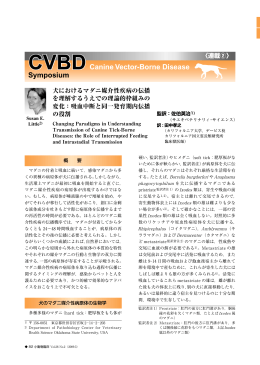 PDFダウンロード（3110KB） - CVBD（犬の節足動物媒介性疾患）