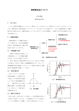 雑音除去法について