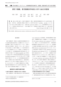 鎖骨下動脈，椎骨動脈狭窄病変に対する血行再建術