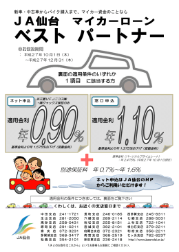 別途保証料 年 0.7％～年 1.6％
