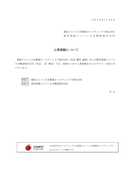 人事異動について( PDF/74KB)