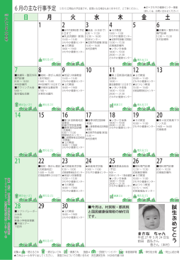 日 月 火 水 木 金 土
