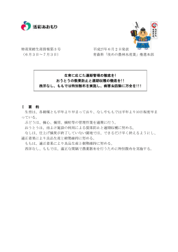 6月3日～7月3日