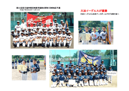 大淀イーグルスが優勝 - 宮崎地区軟式野球連盟