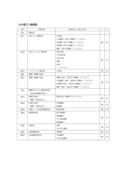 中分類22 鉄鋼業
