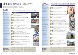 4年間を振り返る [PDFファイル／1MB]