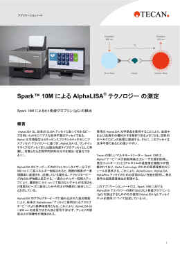 Spark™ 10M による AlphaLISA ® テクノロジーの測定