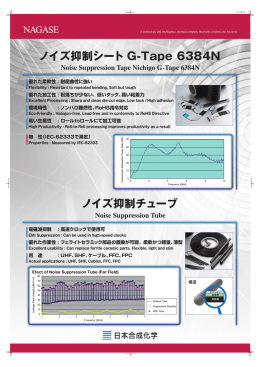 ノイズ抑制シート G-Tape 6384N ノイズ抑制チューブ