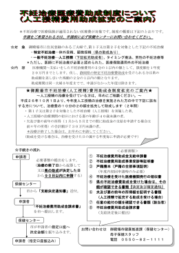 御殿場市不妊治療(人工授精)費用助成金制度拡充のご案内