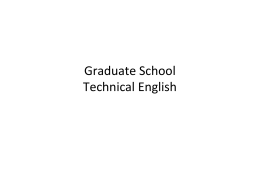 Graduate school technical English.pptx