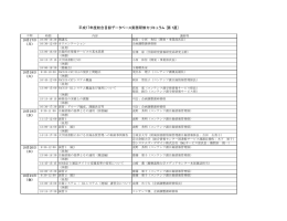 平成17年度総合目録データベース実務研修カリキュラム [第1週]