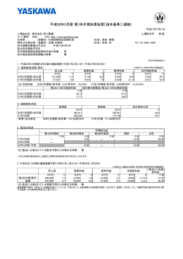 平成28年3月期 第1四半期決算短信〔日本基準〕（連結）