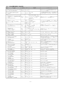 (3) その他の国際交流事業（平成24年度）