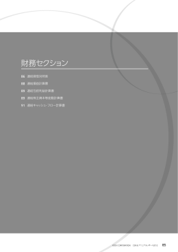財務セクション