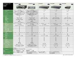デジタルディスク レコーダー 比較表