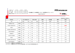 VESSEL OAKLAND 仙台 神戸 東京 【北米輸入】 日本寄港サービス