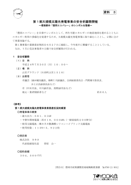 第1期大規模太陽光発電事業の安全祈願祭開催 資料 3
