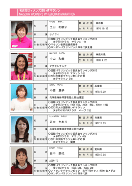 田中 照代 正中 かおり 中山 和美 小西 恵子 土田 和歌子