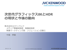 高解像度8K表示