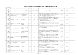 平成22年度地域づくり総合支援事業（サポート事業）執行結果